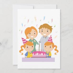 Twin Girls Birthday Kaart