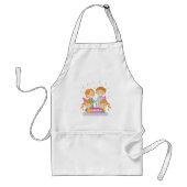 Twin Girls Birthday Standaard Schort (Voorkant)