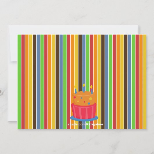 Twin Girls Bowling Birthday Party Invitation Kaart (Achterkant)