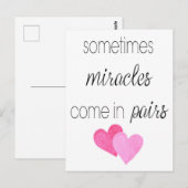 Twin Girls Briefkaart (Voorkant / Achterkant)