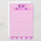 Twin Girls Briefpapier (Voorkant / Achterkant)