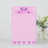 Twin Girls Briefpapier (Staand voorkant)