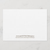 Twin Girls Christening/Baptism Invitation Kaart (Achterkant)