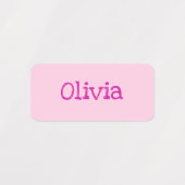 Twin Girls Flamingos met Names Labels (Design 2)