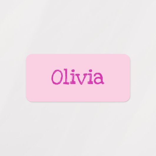 Twin Girls Flamingos met Names Labels (Design 2)