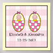 Twin Girls Keepomwille Gift Poster (Voorkant)