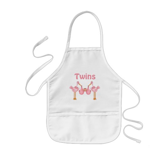 Twin Girls Kinder Schort (Voorkant)