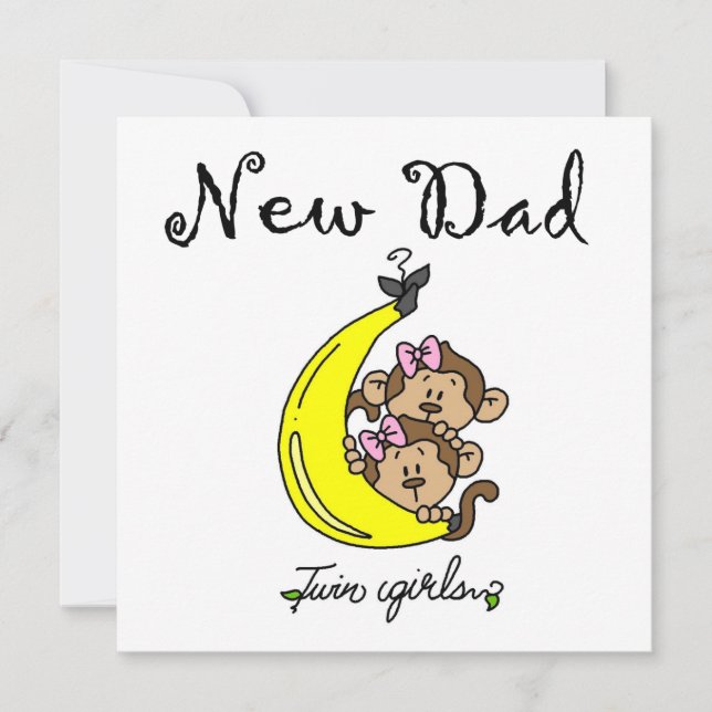 Twin Girls New Dad Gifts (Voorkant)