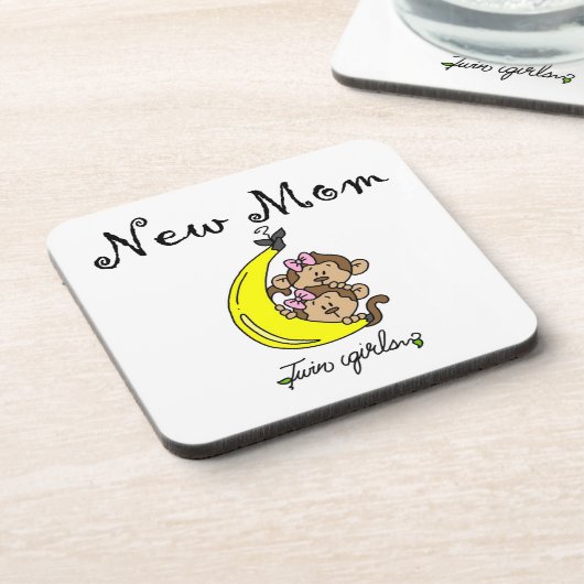 Twin Girls New Mam Gifts Drankjes Onderzetter (Linkerzijde)
