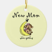 Twin Girls New Mam Gifts Keramisch Ornament (Voorkant)