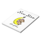 Twin Girls New Mam Gifts Notitieblok (Linkerzijde)