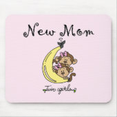 Twin Girls New Mam T-shirts en cadeautjes Muismat (Voorkant)