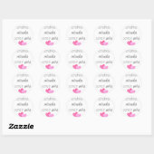 Twin Girls Ronde Sticker (Vel)