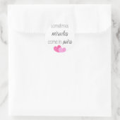 Twin Girls Ronde Sticker (Tas)