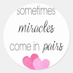 Twin Girls Ronde Sticker