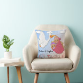 Twin Girls - Stork Keepomwille Pillow Kussen (Stoel)