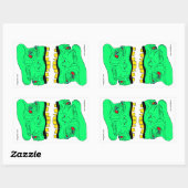 Twin Goblin hoofden Sticker (Vel)