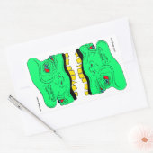 Twin Goblin hoofden Sticker (Envelop)