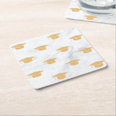 Twin Graduation Party Kartonnen Onderzetters (Schuin)