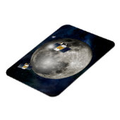 Twin Grail ruimtevaartuig in een baan om de maan. Magneet (Linkerzijde)