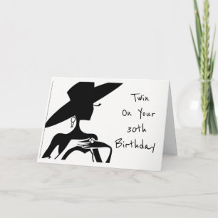 TWIN-HAPPY *30E VERJAARDAG** TWIN'S VERJAARDAG Kaa Kaart
