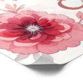 Twin Hearts Forever Enchanted Floral Poster (Hoek)