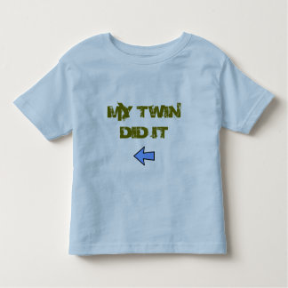 Twin heeft het gedaan kinder shirts