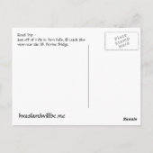 Twin Herfsten Idaho Briefkaart (Achterkant)