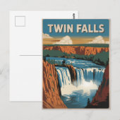 Twin Herfsten Idaho Briefkaart (Voorkant / Achterkant)