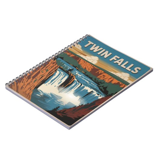 Twin Herfsten Idaho Notitieboek (Linkerzijde)