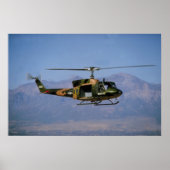 Twin Huey UH-1N Poster (Voorkant)