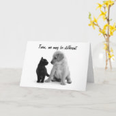 TWIN HUMOR = VERJAARDAG PLEZIER VOOR MIJN TWEELING KAART (Gele Bloem)