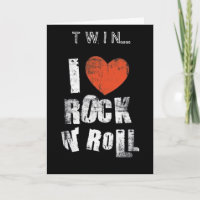 "TWIN" IK HOU VAN ROCK-'N-ROLL EN "JOUW" MOEDERDAG