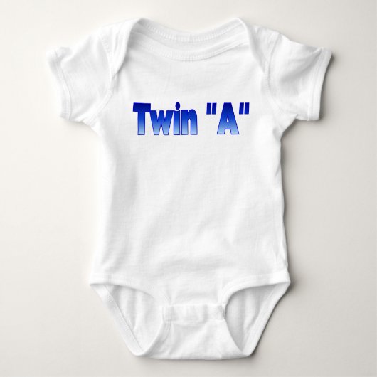 Twin InfantT-Shirt Romper (Voorkant)