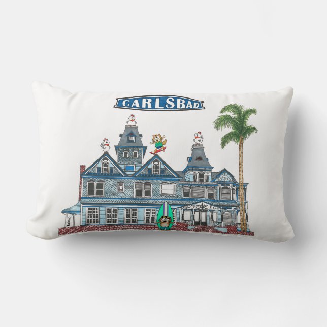 Twin Inns Beach City Carlsbad Kussen (Voorkant)
