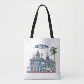Twin Inns Beach City Carlsbad Tote Bag (Voorkant)
