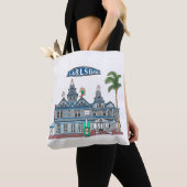 Twin Inns Beach City Carlsbad Tote Bag (Dichtbij)