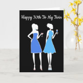 *****TWIN**** JE ZIET ER FANTASTISCH UIT BIJ "30" KAART (Gele Bloem)