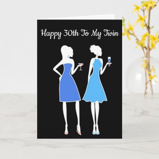 *****TWIN**** JE ZIET ER FANTASTISCH UIT BIJ "30" KAART (Gele Bloem)