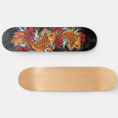 Twin koi skateboard (Horizontaal)