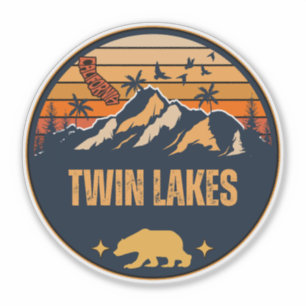 Twin Lakes, Californië Sticker