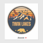 Twin Lakes, Californië Sticker (Vel)