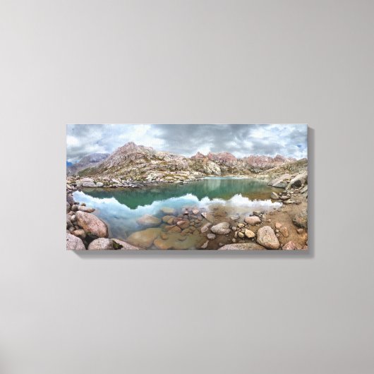 Twin Lakes - het bekken van Chicago - Colorado Canvas Afdruk (Voorkant)