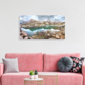Twin Lakes - het bekken van Chicago - Colorado Canvas Afdruk (Insitu (Woonkamer))