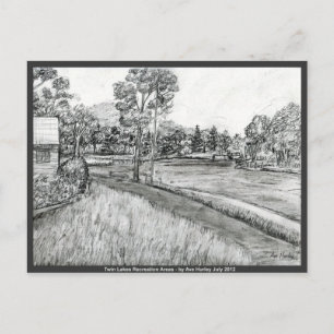 Twin Lakes Recreation Areas ~ NoWest Pennsylvania Briefkaart