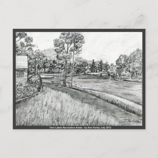 Twin Lakes Recreation Areas ~ NoWest Pennsylvania Briefkaart (Voorkant)