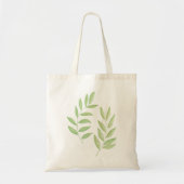 Twin Leaf Branches Canvas tas (Voorkant)