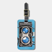  Twin Lens-camera Bagagelabel (Voorkant verticaal)