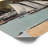 Twin Lights, Highlands, NJ  Briefkaart Magnet Poster (Hoek)