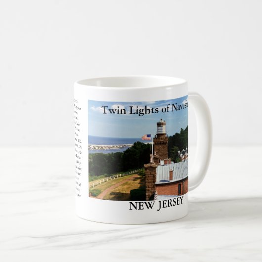 Twin Lights of Navesink, Mok New Jersey (Voorkant rechts)